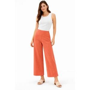 PILCRO ANTHROPOLOGIE Women's Skipper Size Zip Wide Leg Jeans Orange Size 31